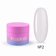 Гель для ремонту тріщин Luna Fiber Gel №2 молочний 5 мл, фото 1