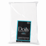 Салфетки в пачке Doily CROSS INFINITY 30х20 см 45 г/м² из спанлейса гладкие (100 шт/пач) белые, фото 1