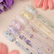 Гель моделюючий Valeri Builder Gel Flower з сухоцвітами №02 15 мл, фото 2