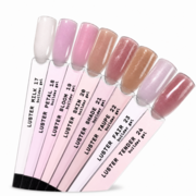 Гель моделирующий Biblioteka Builder Gel Luster №17 Milk Молочный с шиммером 30 мл, фото 4