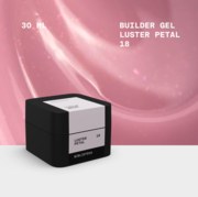 Гель моделирующий Biblioteka Builder Gel Luster №18 Petal Нежно-розовый с шиммером 30 мл, фото 6