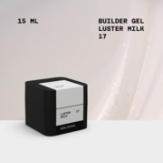 Гель моделюючий Biblioteka Builder Gel Luster №17 Milk Молочний із шиммером 15 мл, фото 3