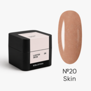 Гель моделюючий Biblioteka Builder Gel Luster №20 Skin Теплий беж із шиммером 15 мл, фото 1