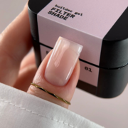 Гель моделюючий Biblioteka Builder Gel Filter №01 Shade Холодний рожево-бежевий 15 мл, фото 2