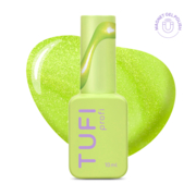 Гель-лак TUFI Profi Neon cat eye №52 Toxic неоново-лаймовий 10 мл, фото 1