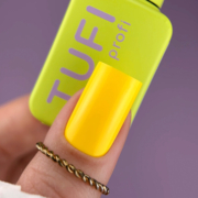 Гель-лак TUFI Profi Summerline №31 Lemon яскраво-жовтий 10 мл, фото 4
