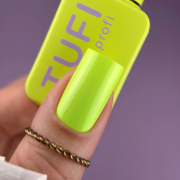 Гель-лак TUFI Profi Summerline №33 Lime неоново-салатовий 10 мл, фото 4