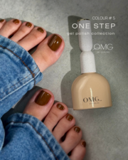 Гель-лак однофазный для педикюра OMG..My Darling One step №5 10 мл, фото 2