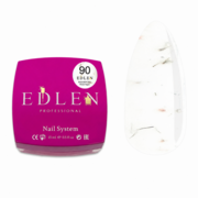 Гель моделирующий Edlen Builder Gel Flower yogurt с сухоцветами №90 15 мл, фото 1