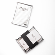 Ресницы-пучки Polena темно-коричневые 16 линий 7D Mix B 0.07 8-12 мм, фото 1