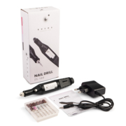 Фрезер-ручка для манікюру BUCOS ZS-100 20000 об/хв + 6 покращених фрез чорний, фото 5