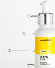 Сироватка для обличчя висвітлювальна Mr.Scrubber Glow Serum зі стабільним вітаміном С 30 мл жовта, фото 2