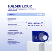 Гель моделирующий Touch Builder liquid №12 15 мл, фото 4