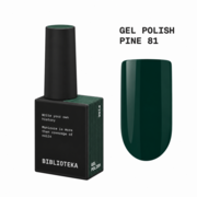 Гель-лак Biblioteka Duo №81 Pine Темний хвойний зелений  10 мл, фото 1