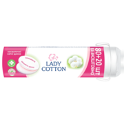Диски ватні косметичнi Lady Cotton 80+20 шт/уп, фото 1