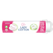 Диски ватні косметичнi Lady Cotton 100+20 шт/уп, фото 1