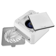 Витяжка для манікюру Microstop Base з HEPA фільтром 56 W біла, фото 3