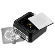 Витяжка для манікюру Microstop Base з HEPA фільтром 56 W чорна, фото 2