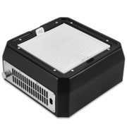 Витяжка для манікюру Microstop Base з HEPA фільтром 56 W чорна, фото 3