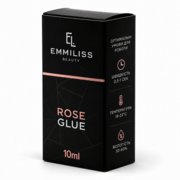 Клей для нарощування вій Emmiliss Rose 0.5-1 с 10 мл чорний, фото 1