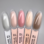 Гель моделюючий Biblioteka Builder Gel Intense №04 Bisque Cвітло-персиковий 15 мл, фото 3