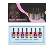 Набір хни OKO Lash&Brow Powder 7 шт по 5 г УЦІНКА термін придатності до 11.2026, фото 1