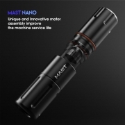 Машинка Mast Nano з магнітним кліп-кордом WQ365, чорна