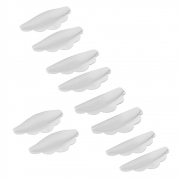 Набор бигуди для ламинирования ресниц (S, M, M1, M2, L) 5 пар, прозрачные
