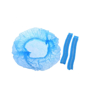 Шапочка медична на одній резинці зі спанбонду (100 шт/пач), блакитна