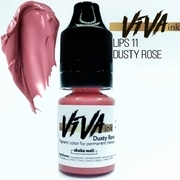 Пігмент Viva Lips 11 Dusty Rose для перманентного макіяжу, 6мл