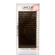 Ресницы Lamour  Mix темно-коричневые D/0,07/7-12мм