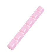 Підставка під пензлики вузька пластикова, рожева
