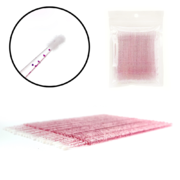 Мікробраші глітерні (100 шт/уп), рожеві