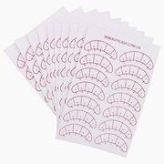 Патчи для ресниц с разметкой на бумаге 10 листов  (70пар/уп)