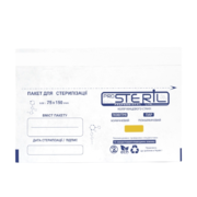 Пакети для стерилізації ProSteril, 75*150 PK W, Білий Крафт (100шт/уп)