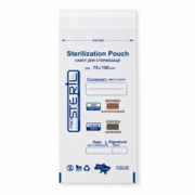 Пакеты для стерилизации ProSteril, 75*150 PK W, Белый Крафт (100шт/уп), фото 1