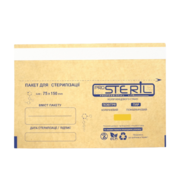 Пакеты для стерилизации ProSteril, 75*150, Бурый Крафт (100шт/уп)