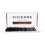Вії Vivienne Elite Mix чорні, 20 ліній (еко упаковка) C 0.07, 7-13  мм