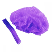 Шапочка медична на подвійній резинці Polix PRO&amp;MED™ зі спанбонду (100 шт/пач), фіолетова
