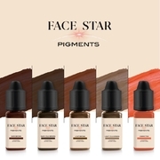 Пигмент Face Star Dark brown для перманентного макияжа, 10 мл