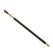 Кисточка Nikk Mole №16 для окрашивания бровей, ручка черная, скошенная