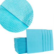 Серветки водонепроникні Panni Mlada™ тришарові 33х41см (50 шт/пач) з ламінованого паперу, блакитні