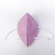 Респіратор-маска KN95 шестишарова без клапану (1 шт), рожева
