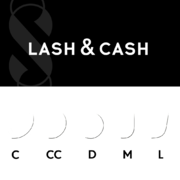 Ресницы Sculptor Lash&amp;Cash черные  СC 0.07, 9 мм