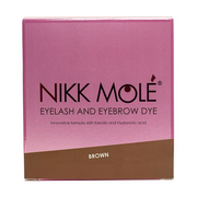 Краска Nikk Mole для бровей и ресниц 25*5  мл + окислитель 25*5  мл, коричневая
