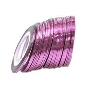 Лента для дизайна ногтей 1 мм №4, розовая
