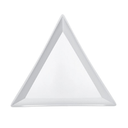 Треугольник пластиковый для страз, белый