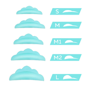 Набір бігуді силіконових OKO 5 пар (S, M, M1, M2, L)
