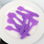 Ложка-шпатель для перемішування пластикова, фіолетова