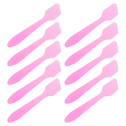Ложка-шпатель для перемешивания пластиковая, розовая